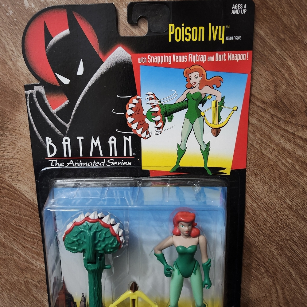 1993 Batman The Animated Series Poison Ivy Action Figure Kenner - Picture 7 of 9